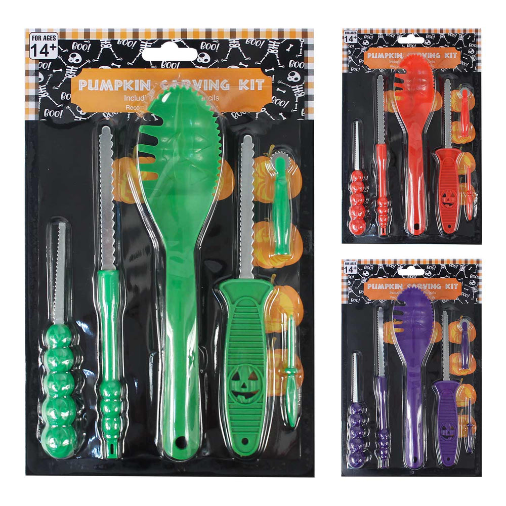 Pumpkin Carving Kit Assorted