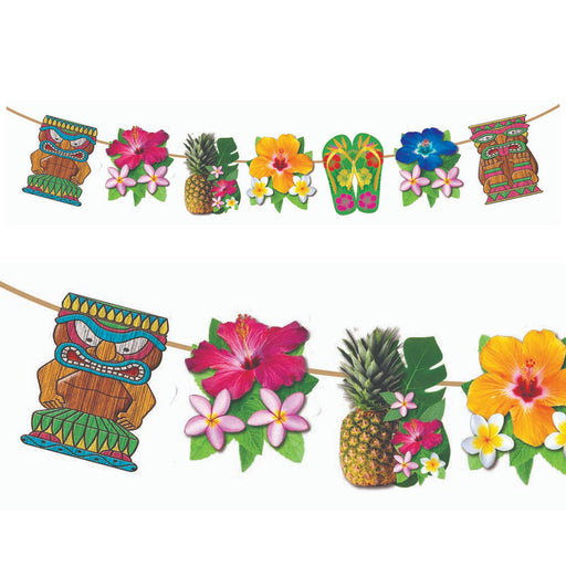 Luau Printed Garland 9'