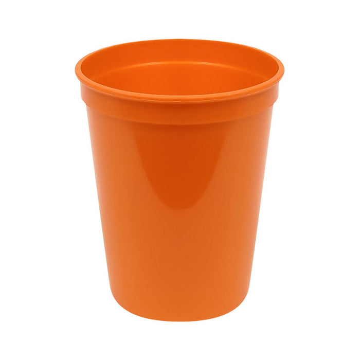 Plastic 16 oz Stadium Cup - Orange (25 PACK)