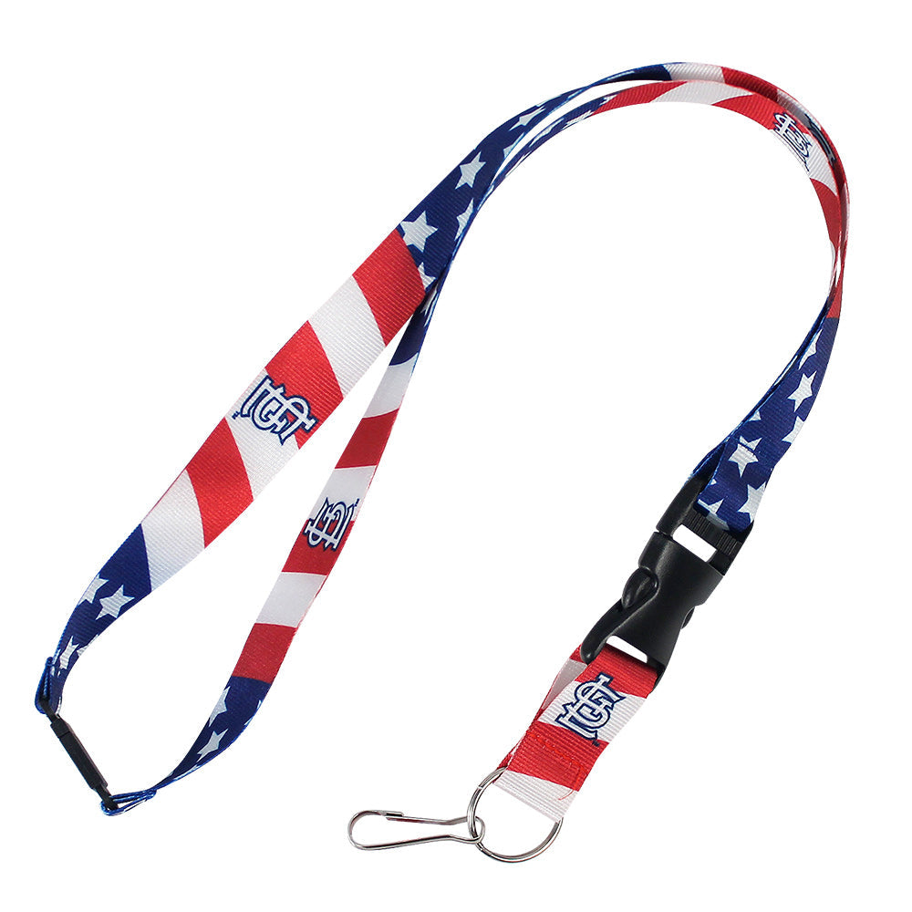 St. Louis Cardinals Lanyard Patriotic