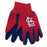 St. Louis Cardinals Adult Two Tone Utility Gloves