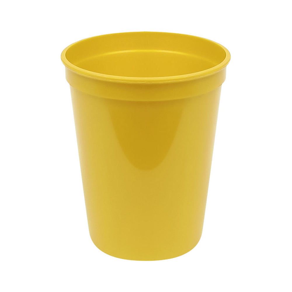 Plastic 16 oz Stadium Cup - Yellow (500 PACK)