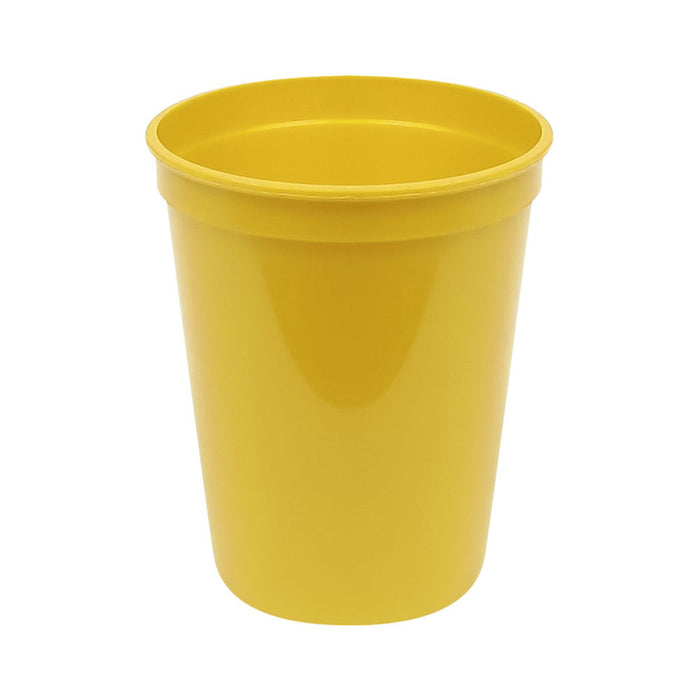 Plastic 16 oz Stadium Cup - Yellow (500 PACK)