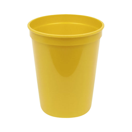 Plastic 16 oz Stadium Cup - Yellow (25 PACK)