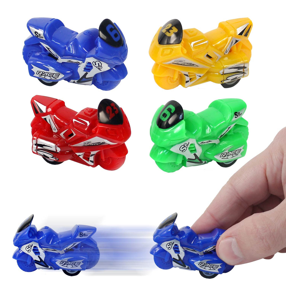 Pull-Back Motorcycles 2" (100 PACK)