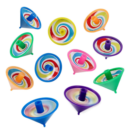 Spinning Tops Swirl 1.5" (100 PACK)