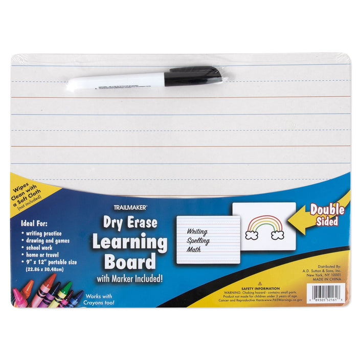 Dry Erase Board with Marker - 9" x 12"