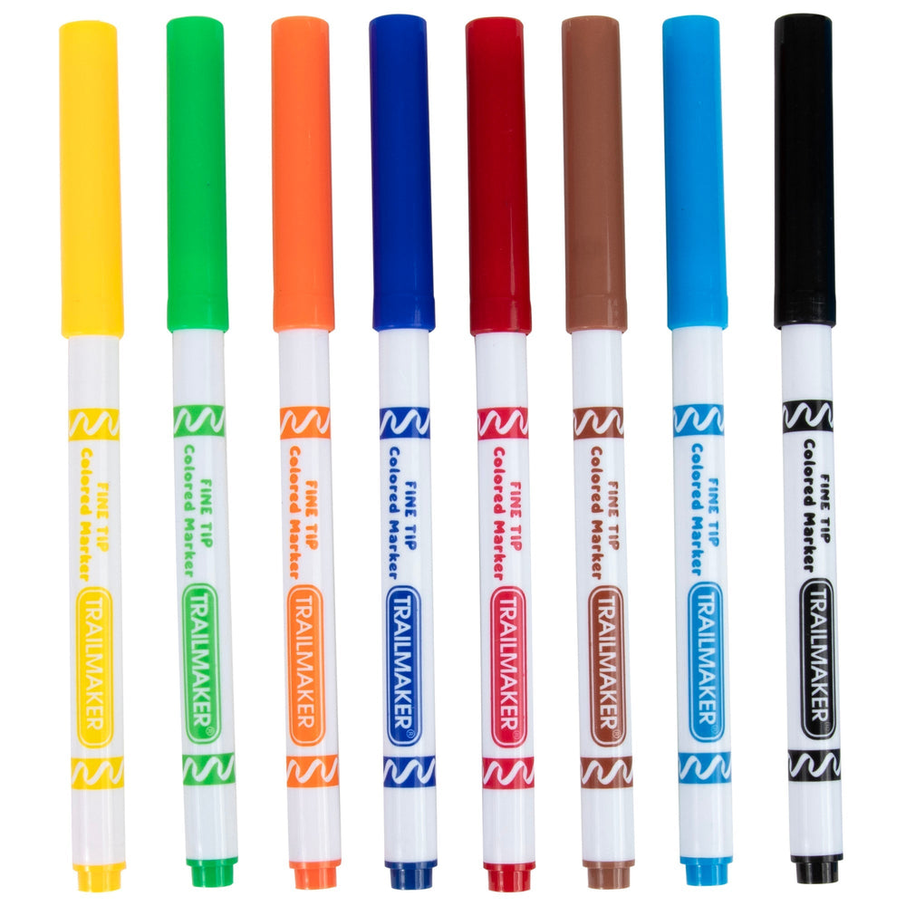 Wholesale Fine Tip Markers - 8 Pack