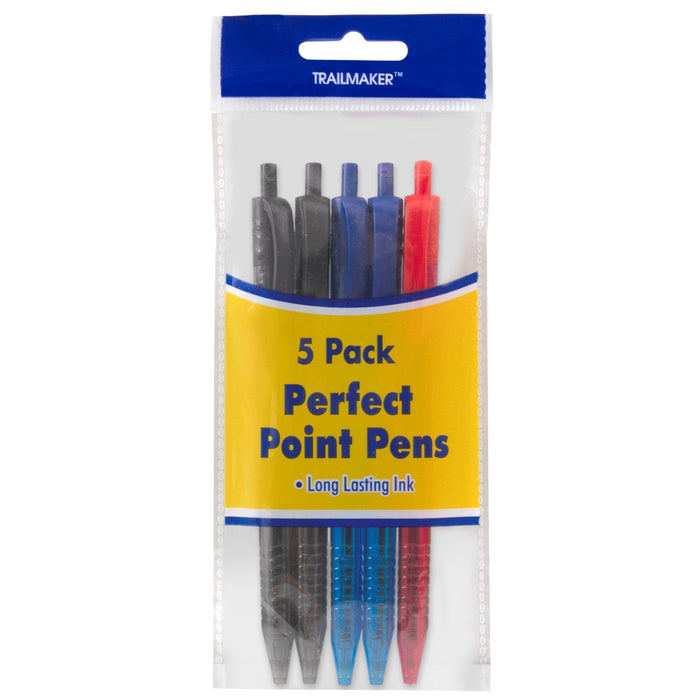 Bulk Pens: Perfect Point - 3 Colors - 5 Pack