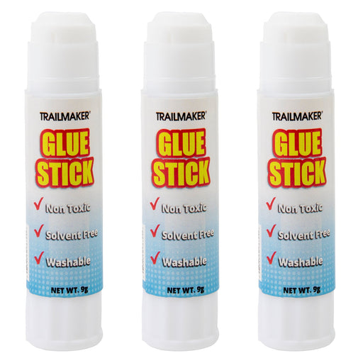 Wholesale Glue Stick (9 Grams) - 3 Pack