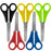 Bulk 5 Inch Kids Safety Scissors - 100 pack - Rounded Cutting Edge