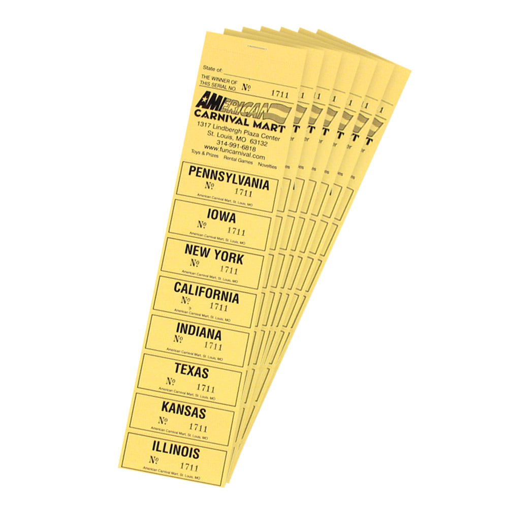 States Wheel Ticket Book (50 PACK)