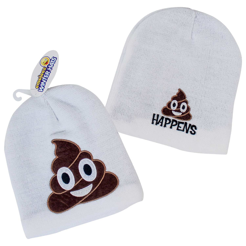 Poop Emoji Beanie Hat Assorted