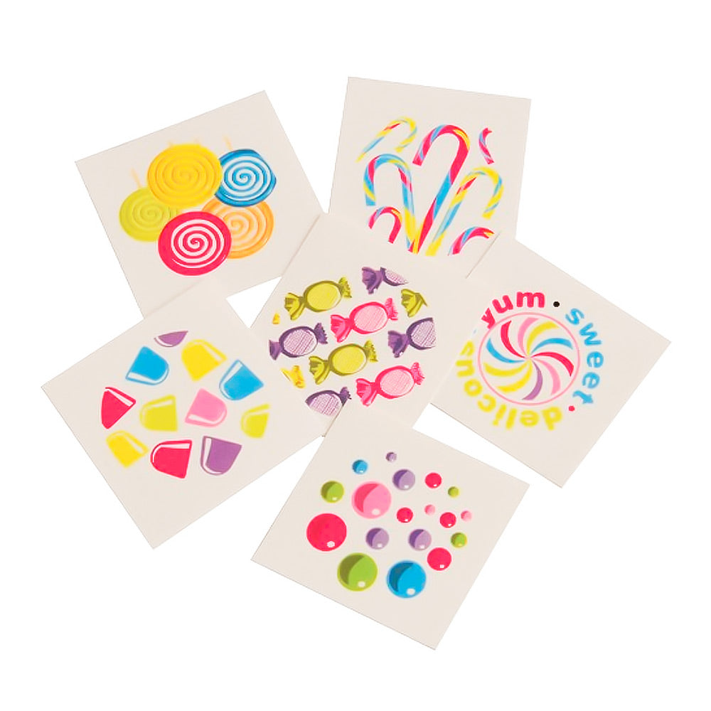 Tattoos - Candy Design 1-1/2" (144 PACK)