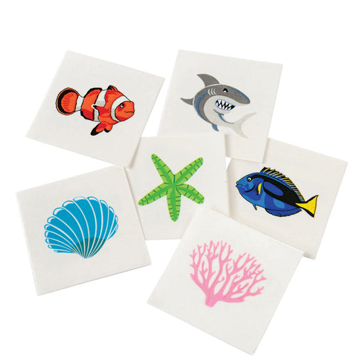 Tattoos - Coral Reef 1-1/2" (144 PACK)