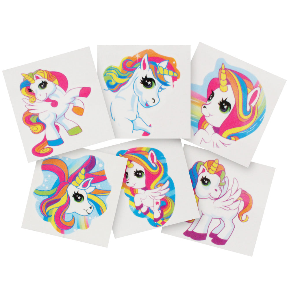 Tattoos - Unicorn 1-1/2" (144 PACK)