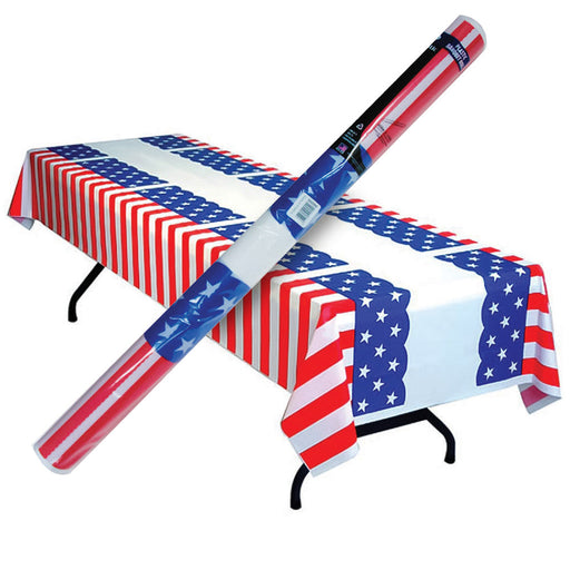 Tablecover Roll - Stars & Stripes 40"x150'