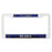 Blues License Plate Frame - Plastic