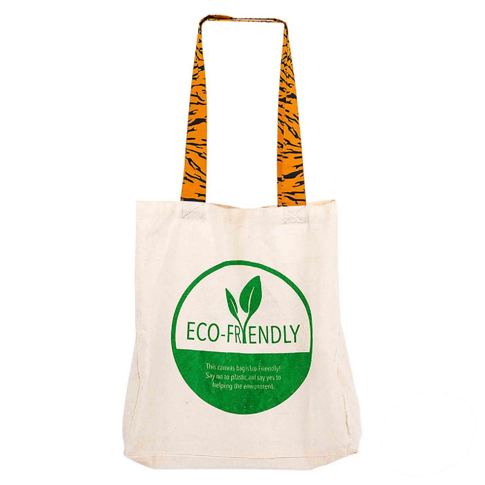 16'' Tiger Tail Eco Friendly Canvas Bags