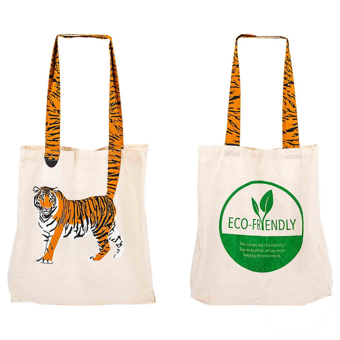 16'' Tiger Tail Eco Friendly Canvas Bags