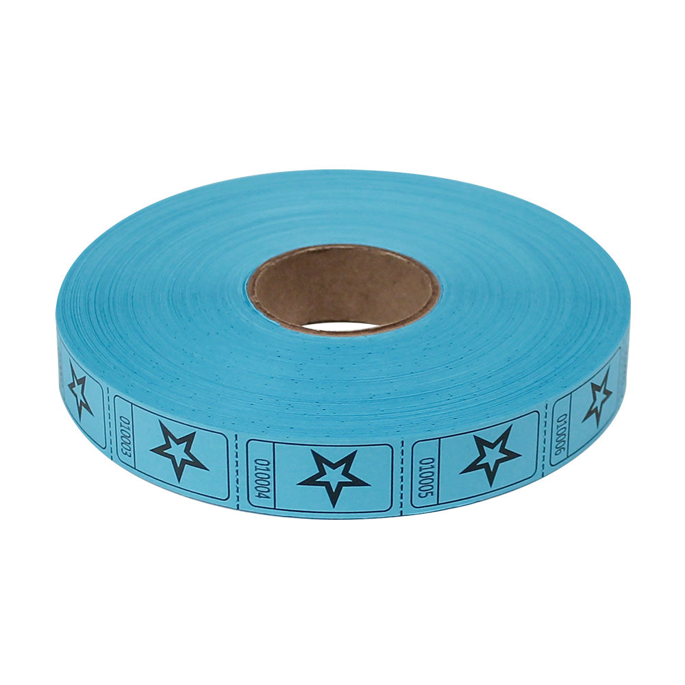 Roll Tickets - Star - Blue (2000 ROLL)