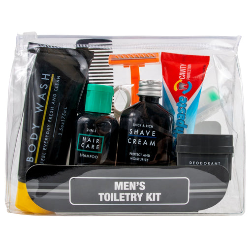 Men's 13-piece Toiletry Kit with Pouch