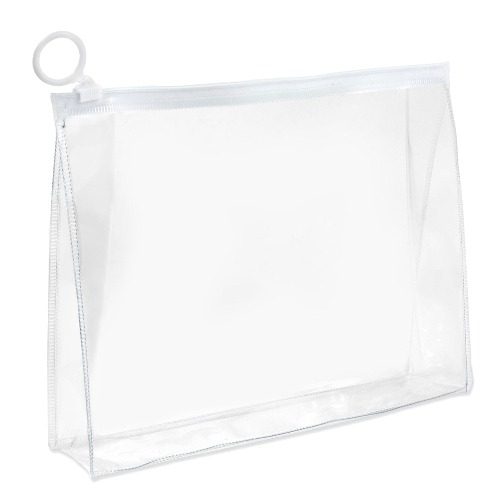 Clear Toiletry Zippered Pouch