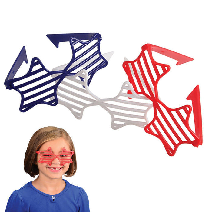 Shutter Glasses - Patriotic Star (DZ)