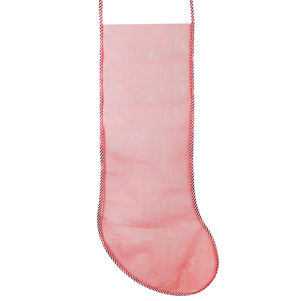 Empty Mesh Christmas Stocking 32"