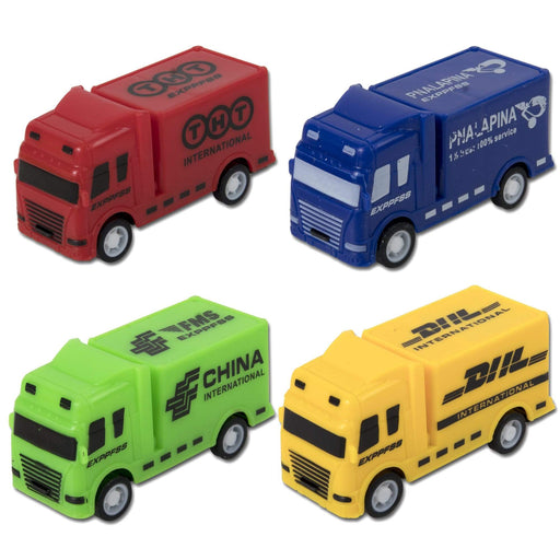 Bulk City Trucks Pull Back Vehicle Toys