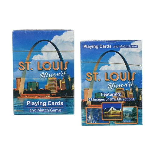 St. Louis Souvenir Playing Cards And Match Game