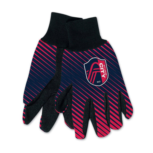 St. Louis City SC Adult Two Tone Utility Gloves