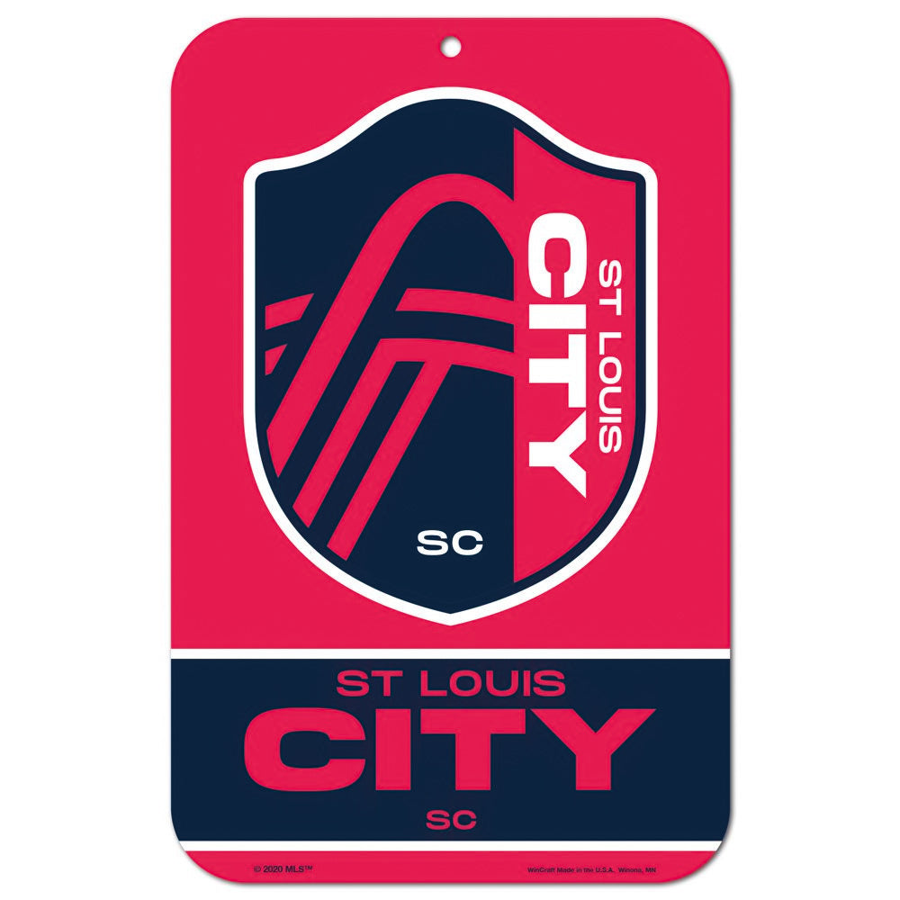 St. Louis City SC Plastic Sign 11" x 17"