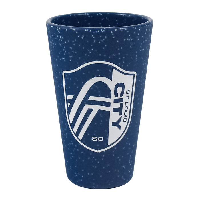 St. Louis City SC Silicone Pint Glass Blue 16oz