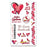 St. Louis Cardinals Love Temporary Tattoo Sheets (DZ)