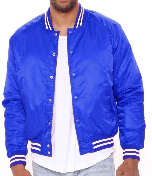 Men's Adult Premium Bomber Varsity Jacket