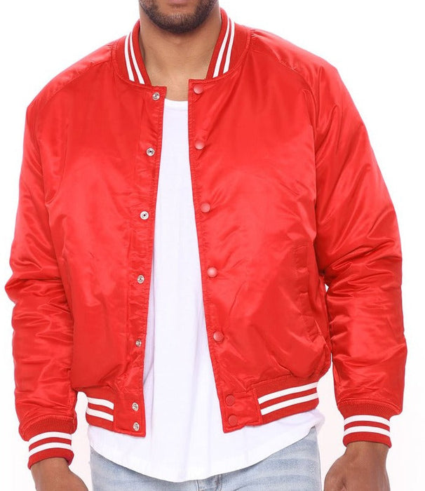 Men's Adult Premium Bomber Varsity Jacket