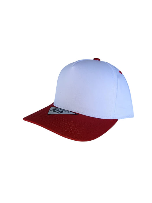 519 Blank Plain Cotton Twill Five Panel Pro Style Cap Hat