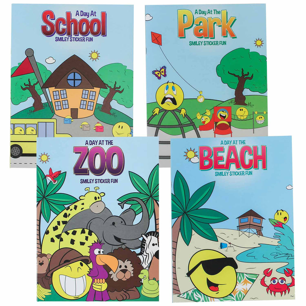 Smiley Fun Sticker Book Assorted 8" x 10.5"