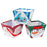 Holiday Paper Bucket Assorted 7.5"