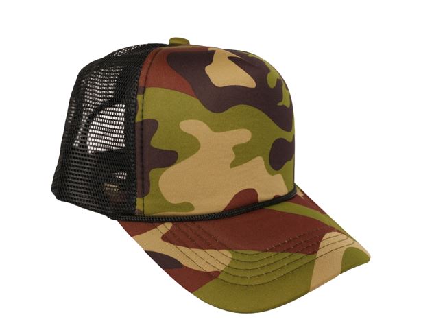 Polyester Foam Front 5-Panel Trucker Hats (Pack of 12)