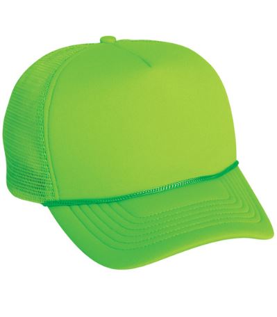 Polyester Foam Front 5-Panel Trucker Hats (Pack of 12)