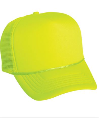 Polyester Foam Front 5-Panel Trucker Hats (Pack of 12)