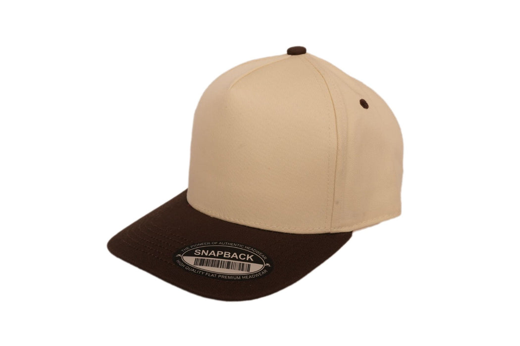 519 Blank Plain Cotton Twill Five Panel Pro Style Cap Hat