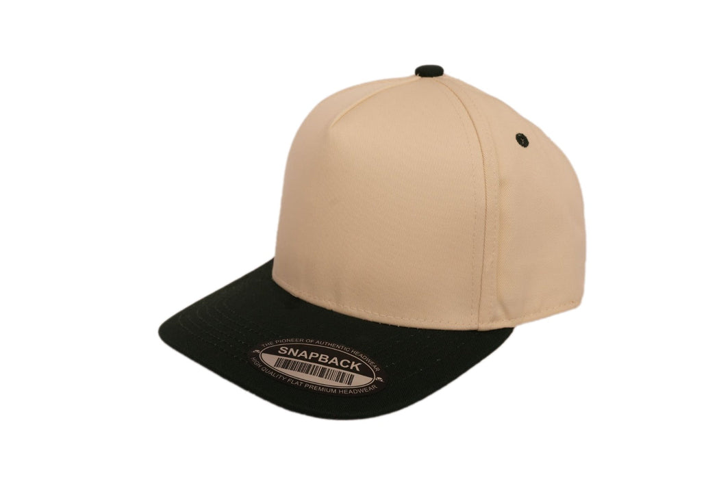 519 Blank Plain Cotton Twill Five Panel Pro Style Cap Hat