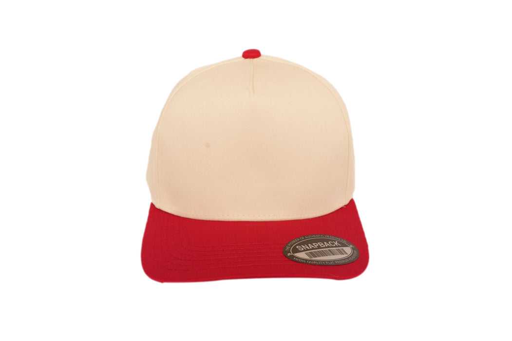 519 Blank Plain Cotton Twill Five Panel Pro Style Cap Hat