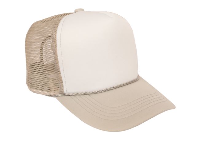 Polyester Foam Front 5-Panel Trucker Hats (Pack of 12)