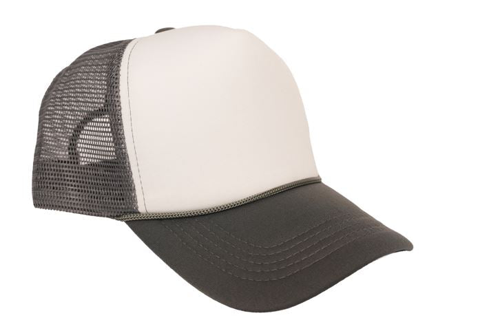 Polyester Foam Front 5-Panel Trucker Hats (Pack of 12)