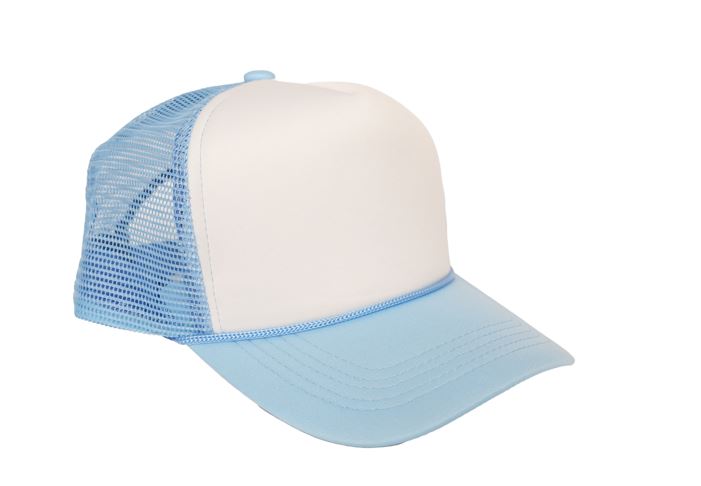 Polyester Foam Front 5-Panel Trucker Hats (Pack of 12)